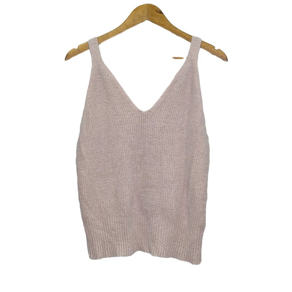 Joie Blush Lavender Knit Tank Top Size XL